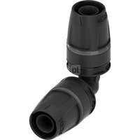 Kolano 90' TECE logo trzyczęściowy, tworzywo, 63 mm (pz x pz)