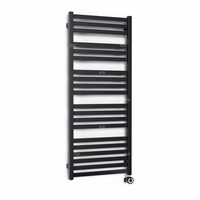 CONCEPT Grzejnik el. Malta 960/600, czarny mat, podł ES, kabel prosty bez wtyczki z maskownicą