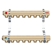 Rozdzielacz 1" 8-drogowy z nyplami