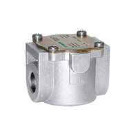 Kompaktowy filtr gazowy 1/2". Przyłącza z gwintem wewnętrznym.