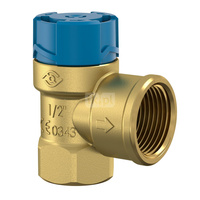 Zawór przelewowy kątowy (90') FLAMCO MEIBES Flopress B mosiądz, 6 bar GW 1/2'' x 3/4''