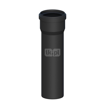 Rura prosta PP L2000mm DN80mm odporna na promieniowanie UV z uszczelką [EPDM]