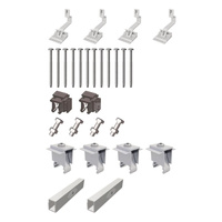 Zestaw EXT2-dach skośny, srebrny