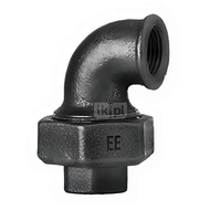 Śrubunek kątowy ODLEWNIA ZAWIERCIE 95oru żeliwo (czarne) 3/4'' (GW), z uszczelką