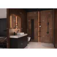 VITTO VERDELINE bateria wannowa, gun metal