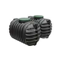 CRISTAL DUO zbiornik podziemny 5300 /5600L z pokrywami D600