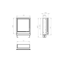 Szafka podtynkowa z maskownicą 830/120/575 dla 12 ob.