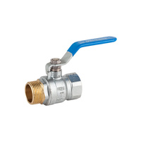 Kurek kulowy do wody zimnej, gorącej, sprężonego powietrza, glikolu PN25 W-Z, DN 1/4"