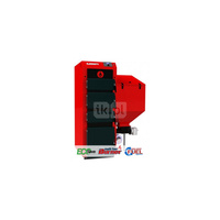 Kocioł uniwersalny EKO-KWP 20 multi dual premium L palnik 2 zapalarki - deflektor EKO czerwony