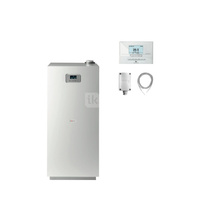 Pakiet-Kocioł gazowy jednofunkcyjny SAUNIER DUVAL Niedźwiedź Condens KKS18 kondensacyjny stojący 5.8 - 19.1kW + Czujnik temperatury zewnętrznej + Czujnik c.w.u. NTC + Regulator EXACONTROL E7C + Drugie przyłącze powrotu