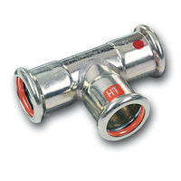 Trójnik Concept By SANHA Therm Industry stal 28 mm x 18 mm x 28 mm MZ