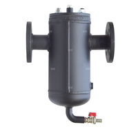 Filtroodmulnik koszowy FMK 250 – DN80 z wyposażeniem dodatkowym, bez izolacji, malowany (z koszem filtracyjnym 500µm, zaworem spustowym i odpowietrznikiem ręcznym, bez izolacji, malowany)