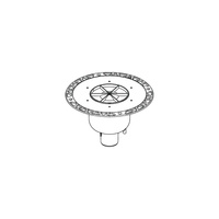 TECEdrainpoint S - odplyw pionowy z kolnierzem uniwersal