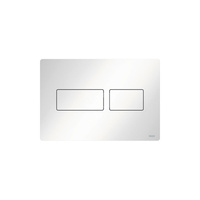 Przycisk spłukujący do stelaża (Mechaniczny) TECE solid metal, kolor biały połysk