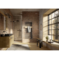 Grzejnik Kermi®Credo®Half®round 1800x600x46, RAL9016/drewno,lewa strona