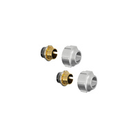 Zestaw przyłączeniowy z pierścieniem zaciskowym FLAMCO MEIBES mosiądz 3/4''