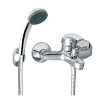 Bateria wannowa ścienna FERRO VASTO, kolor chrom