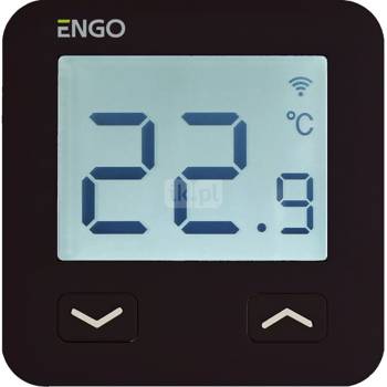 Internetowy regulator temperatury, WI-FI, 230V, czarny