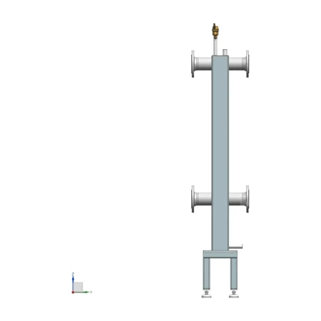 Sprzęgło hydrauliczne dla kaskady dwóch kotłów 200-300 kW, DN80. Zawiera izolację. 