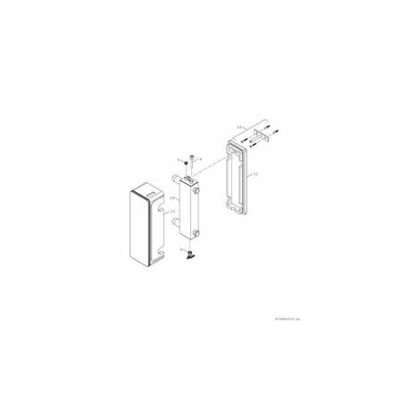 WHY 120/80 pionowe sprzęgło hydrauliczne, maksymalny przepływ po stronie źródła ciepła 5000 l/h, średnica przyłączy w obiegu pierwotnym R 1 1/2, w obiegu wtórnym G 1 1/2