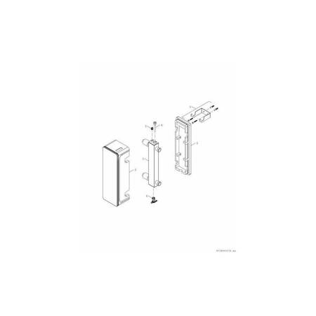 WHY 80/60 pionowe sprzęgło hydrauliczne, maksymalny przepływ po stronie źródła ciepła 2500 l/h, średnica przyłączy w obiegu pierwotnym R 1, w obiegu wtórnym G 1 1/4